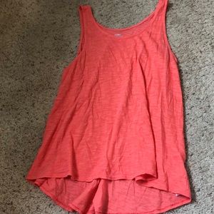Coral tank top